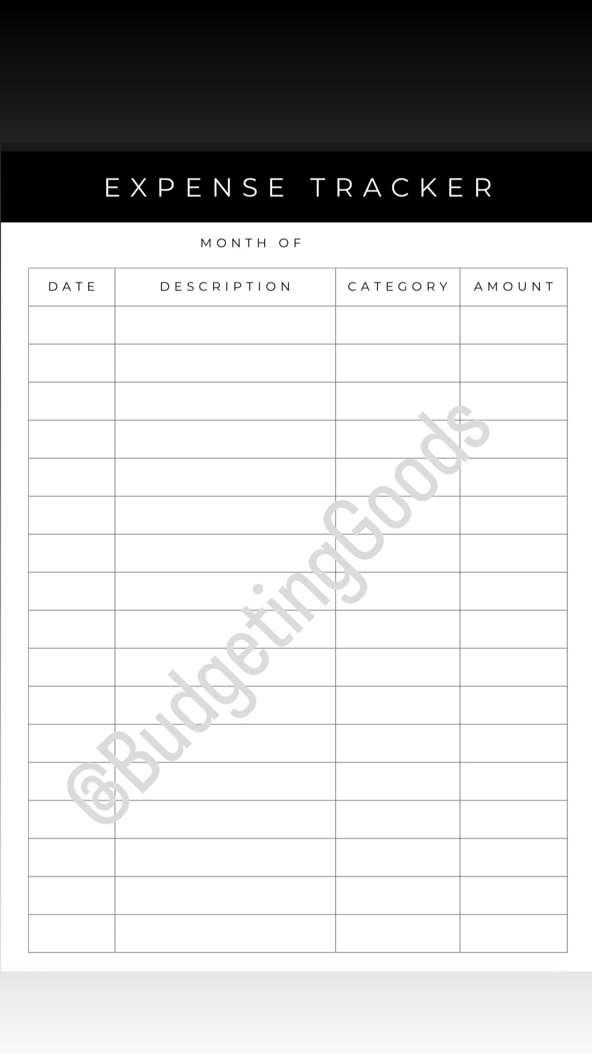Monthly Budget Planner (2024) 12 month planner) – BudgetingGoods